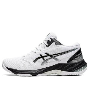 ASICS AVbNX Y Xj[J[ WHITE/BLACK yASICS Netburner Ballistic FF MT 3 'White Black' 1051A074-100z TCY US_10(28.0cm)