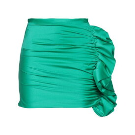 【送料無料】 ハウス オブ アーメン レディース スカート ボトムス Mini skirts Emerald green