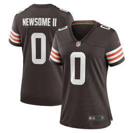 ナイキ レディース ユニフォーム トップス Greg Newsome II Cleveland Browns Nike Women's Team Game Jersey Brown