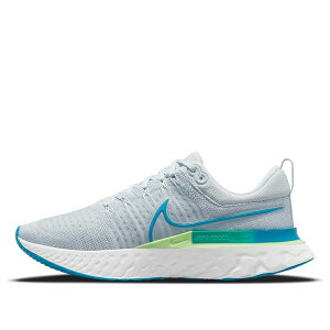 Nike �i�C�L �����Y �X�j�[�J�[ �yNike React Infinity Run Flyknit 2 'Pure Platinum Emerald Laser Blue' CT2357-007�z �T�C�Y US_8(26.0cm)