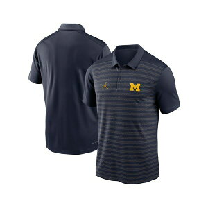 �W���[�_�� �����Y �V���c �g�b�v�X Men's Navy Michigan Wolverines 2024 Early Season Coaches Sideline Performance Polo Shirt Navy