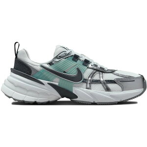 Nike iCL fB[X Xj[J[ yNike V2K Run Summit White Dark Obsidion (Women's)z TCY US_9(26.0cm) Summit White/Metallic Cool Grey/Pure Platinum/Dark Obsidian