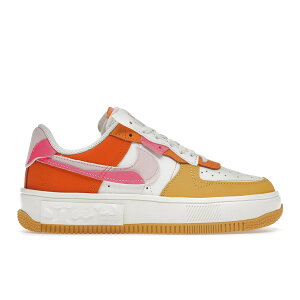 Nike �i�C�L ���f�B�[�X �X�j�[�J�[ �yNike Air Force 1 Fontanka Summit White Yellow Orange (Women's)�z �T�C�Y US_5(22.0cm) Summit White/Solar Flare/Medium Soft Pink/Hyper Pink