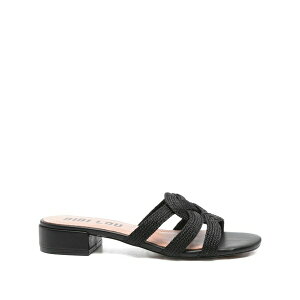�r�r���E ���f�B�[�X �T���_�� �V���[�Y 30mm alia knotted sandals Black