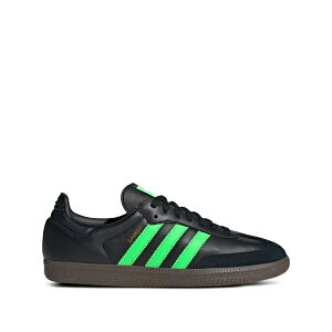 �A�f�B�_�X �����Y �X�j�[�J�[ �V���[�Y Samba og core black/screaming green sneakers Black