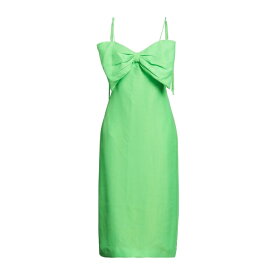 【送料無料】 エムエスジイエム レディース ワンピース トップス Midi dresses Green