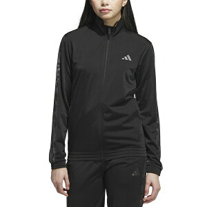 AfB_X fB[X WPbgu] AE^[ Women's Animal-Print Stripe Tricot Track Jacket Black/multicolor