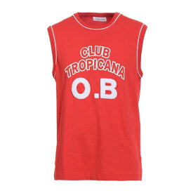 【送料無料】 オールバー ブラウン メンズ Tシャツ トップス T-shirts Red