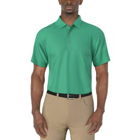 PGAツアー メンズ シャツ トップス Men's Airflux Regular-Fit Mesh Performance Golf Polo Shirt Ceramic