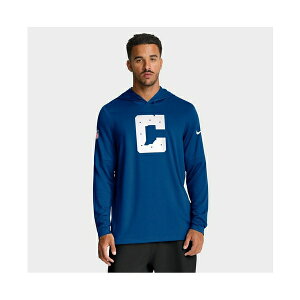 �i�C�L �����Y T�V���c �g�b�v�X Men's Royal Indianapolis Colts Alt Pack Option Read Performance Long Sleeve Hoodie T-Shirt Royal