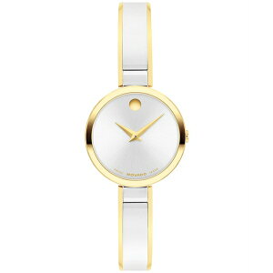 oh fB[X rv ANZT[ Women's Moda Swiss Quartz Stainless-Steel Yellow PVD Watch, 24mm Two-Tone