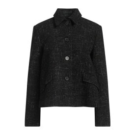 【送料無料】 セミクチュール レディース ジャケット＆ブルゾン アウター Coats Black