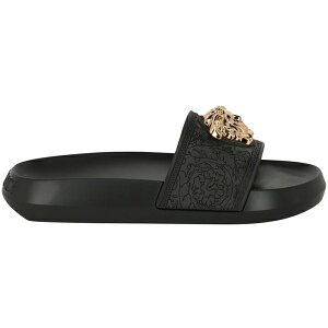 Versace ���F���T�[�` ���f�B�[�X �X�j�[�J�[ �yVersace Medusa Pool Slide Black (Women's)�z �T�C�Y EU_35(21.5cm) Black