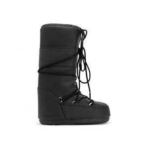 Moon Boot ���[���u�[�c ���f�B�[�X �X�j�[�J�[ �yMoon Boot Icon Rubber Black (Women's)�z �T�C�Y US_W_42/44 Black
