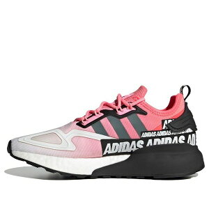 adidas �A�f�B�_�X ���f�B�[�X �X�j�[�J�[ �y(WMNS) adidas ZX 2K Boost 'Wordmark Heel Stripe - Semi Solar Red' FX7049�z �T�C�Y US_7(24.0cm)