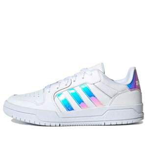 adidas �A�f�B�_�X ���f�B�[�X �X�j�[�J�[ �y(WMNS) adidas Entrap 'White Iridescent' FY6017�z �T�C�Y US_6(23.0cm)