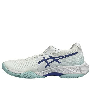 ASICS �A�V�b�N�X ���f�B�[�X �X�j�[�J�[ �y(WMNS) ASICS Gel-Netburner Ballistic FF 3 'White Blue Violet' 1052A069-105�z �T�C�Y US_W_10.5
