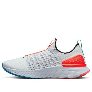 Nike �i�C�L ���f�B�[�X �X�j�[�J�[ �y(WMNS) Nike React Phantom Run Flyknit 2 'Grey Bright Crimson' DV2179-001�z �T�C�Y US_W_10