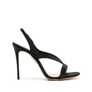 �A�N�A�Y�[�� ���f�B�[�X �T���_�� �V���[�Y Izzy 105mm crystal-embellished slingback sandals Black