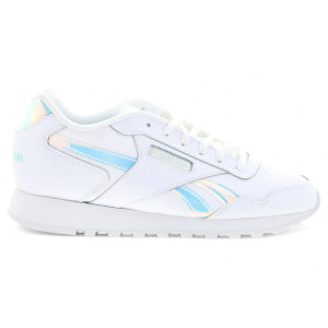 Reebok ���[�{�b�N ���f�B�[�X �X�j�[�J�[ �yReebok Glide White Mist Iridescent (Women's)�z �T�C�Y US_7(24.0cm) Cloud White/Mist/Cloud White