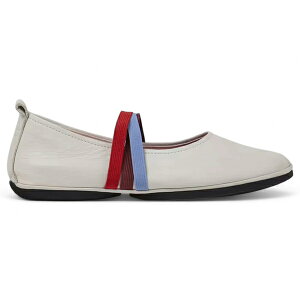 Camper Jy[ fB[X Xj[J[ yCamper Twins Ballerina Flat White Multi-Color (Women's)z TCY EU_39(25cm) White