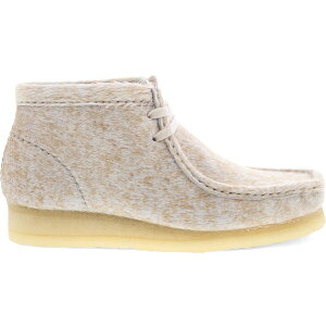 Clarks N[NX fB[X Xj[J[ yClarks Originals Wallabee Boot Speckled Hair On Leather (Women's)z TCY US_8(25.0cm) Beige