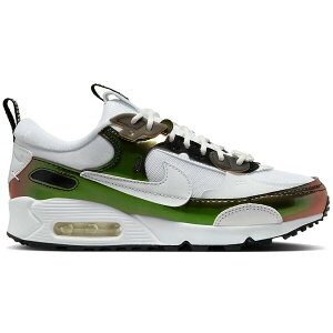 Nike �i�C�L ���f�B�[�X �X�j�[�J�[ �yNike Air Max 90 Futura Iridescent Just Do It (Women's)�z �T�C�Y US_8.5(25.5cm) White/White/Black/Black
