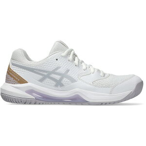 ASICS �A�V�b�N�X ���f�B�[�X �X�j�[�J�[ �yASICS Gel-Dedicate 8 Pickleball White Dusk Violet (Women's)�z �T�C�Y US_7(24.0cm) White / Dusk Violet