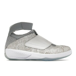 Jordan �W���[�_�� �����Y �X�j�[�J�[ �yJordan 20 Retro 30th Anniversary Laser�z �T�C�Y US_M_13 Laser White/Metallic Silver-White