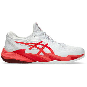 ASICS �A�V�b�N�X �����Y �X�j�[�J�[ �yASICS Court FF 3 Novak White Electric Red�z �T�C�Y US_12(30.0cm) White/Electric Red