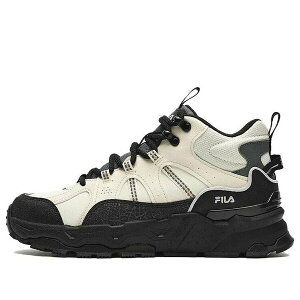 FILA �t�B�� ���f�B�[�X �X�j�[�J�[ �y(WMNS) FILA Trek 1S High-Top Sneakers 'White Black' F12W342129FBW�z �T�C�Y US_6(23.0cm)