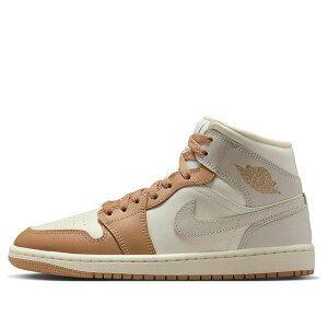 Jordan �W���[�_�� ���f�B�[�X �X�j�[�J�[ �y(WMNS) Air Jordan 1 Mid 'Pale Ivory' BQ6472-118�z �T�C�Y US_W_12