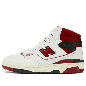 New Balance �j���[�o�����X �����Y �X�j�[�J�[ �yNew Balance x Aime Leon Dore 650R 'White Red' BB650RE1�z �T�C�Y US_7(25.0cm)