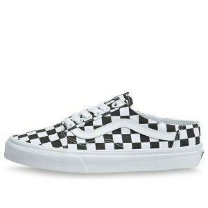 Vans �o���Y �����Y �X�j�[�J�[ �yVans Checkerboard Old Skool Mule Chessboard White/Black VN0A4P3Y5GU�z �T�C�Y US_M_4.5