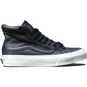 Vans �o���Y ���f�B�[�X �X�j�[�J�[ �yVans Sk8-Hi Slim Cutout DX Black Squares (Women's)�z �T�C�Y US_8.5(25.5cm) Black