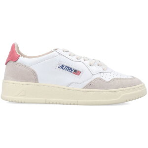Autry �I�[�g���[ ���f�B�[�X �X�j�[�J�[ �yAutry Medalist Leather Low White Tearose Beige (Women's)�z �T�C�Y EU_35(21.5cm) White/Tearose