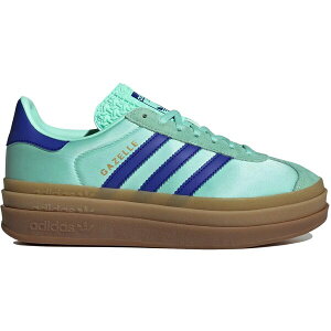 adidas �A�f�B�_�X ���f�B�[�X �X�j�[�J�[ �yadidas Gazelle Bold Clear Mint Lucid Blue Gold Metallic (Women's)�z �T�C�Y US_7.5(24.5cm) Clear Mint/Lucid Blue/Gold Metallic