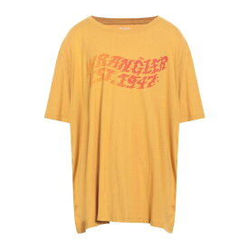 【送料無料】 ラングラー メンズ Tシャツ トップス T-shirts Mustard