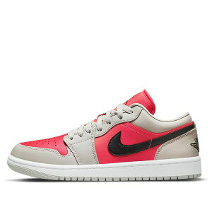 Air Jordan �W���[�_�� ���f�B�[�X �X�j�[�J�[ Light Iron Ore/Siren Red/Black �y(WMNS) Air Jordan 1 Low 'Light Iron Ore Siren Red' DC0774-060�z �T�C�Y US_5(22.0cm)