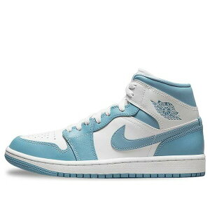 Air Jordan �W���[�_�� ���f�B�[�X �X�j�[�J�[ White/Blue �y(WMNS) Air Jordan 1 Mid 'University Blue 2022' BQ6472-141�z �T�C�Y US_W_10.5