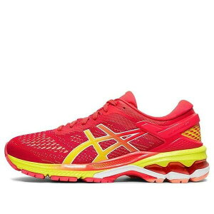 ASICS �A�V�b�N�X ���f�B�[�X �X�j�[�J�[ Red/Yellow �y(WMNS) ASICS Gel-Kayano 26 'Arise - Laser Pink Sour Yuzu' 1012A609-700�z �T�C�Y US_6(23.0cm)