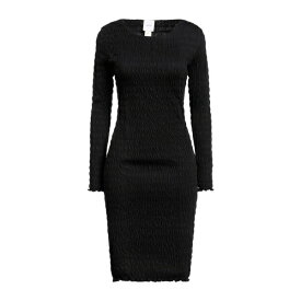 【送料無料】 ジャンパトゥ レディース ワンピース トップス Midi dresses Black