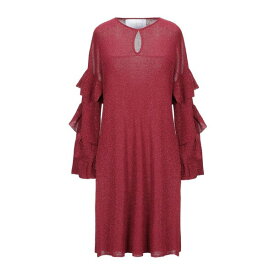 【送料無料】 ネネット レディース ワンピース トップス Mini dresses Burgundy