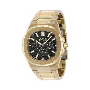 CrN^ Y rv ANZT[ Men's 48521 Speedway Quartz Chronograph Black Dial Watch Gold