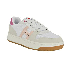 g~[ qtBK[ fB[X Xj[J[ V[Y Women's Neenha Signature Logo Lace-Up Sneakers Pink/White