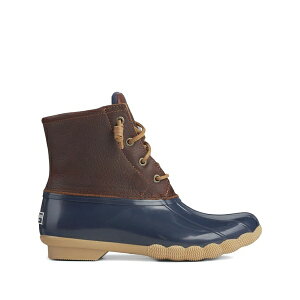 �g�b�v�T�C�_�[ ���f�B�[�X �u�[�c �V���[�Y Saltwater core blue/brown boots Blue