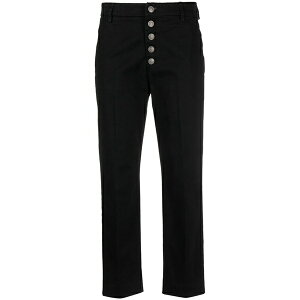 �h���_�b�v ���f�B�[�X �J�W���A���p���c �{�g���X Nima logo-plaque trousers Black