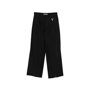 ���[�X �N�[�p�[ �����Y �J�W���A���p���c �{�g���X Pleated ripstop trousers Black