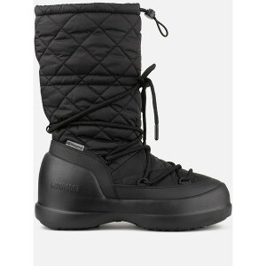 ���[���u�[�c �����Y �u�[�c �V���[�Y Mezzaluna lace-up rain boots Black