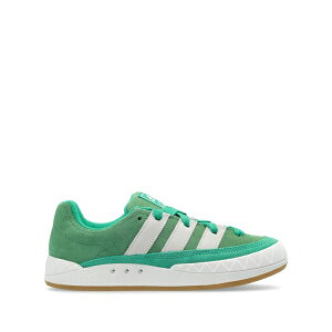 �A�f�B�_�X �����Y �X�j�[�J�[ �V���[�Y Adimatic leather lace-up sneakers Green